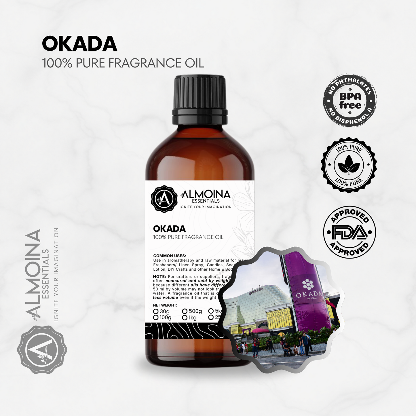 Okada Pure Fragrance Oil